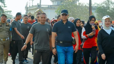 Pj. Nizhamul Jalan Santai Bersama Masyarakat