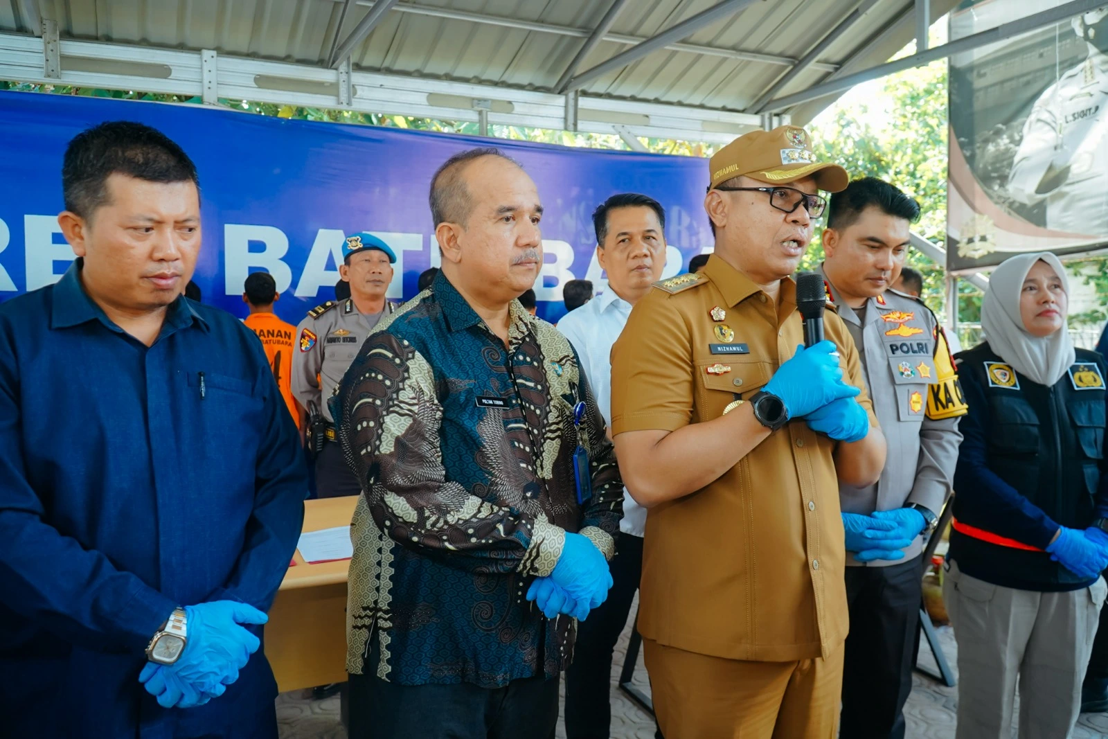 Pj. Nizhamul Turut Serta Musnahkan 2 Kg Sabu