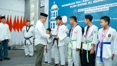 Pemkab Batu Bara Gelar Buka Puasa Bersama dan Beri Tali Asih Para Atlet Taekwondo