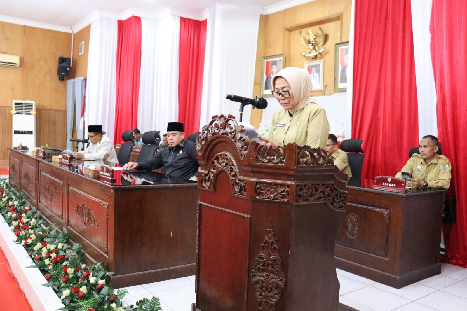 Rapat Paripurna Penyampaian Nota LKPJ Bupati Batu Bara Tahun 2023