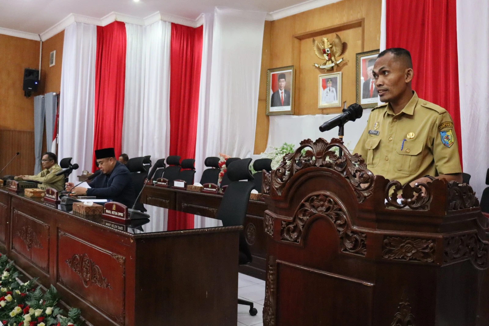 Rapat Paripurna Pandangan Umum Fraksi Terhadap LKPJ Bupati Batu Bara Tahun Anggaran 2023