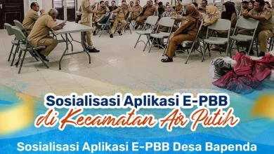 Dorong Tertib Pajak, Bapenda Batu Bara Luncurkan Sosialisasi E-PBB Desa di Air Putih
