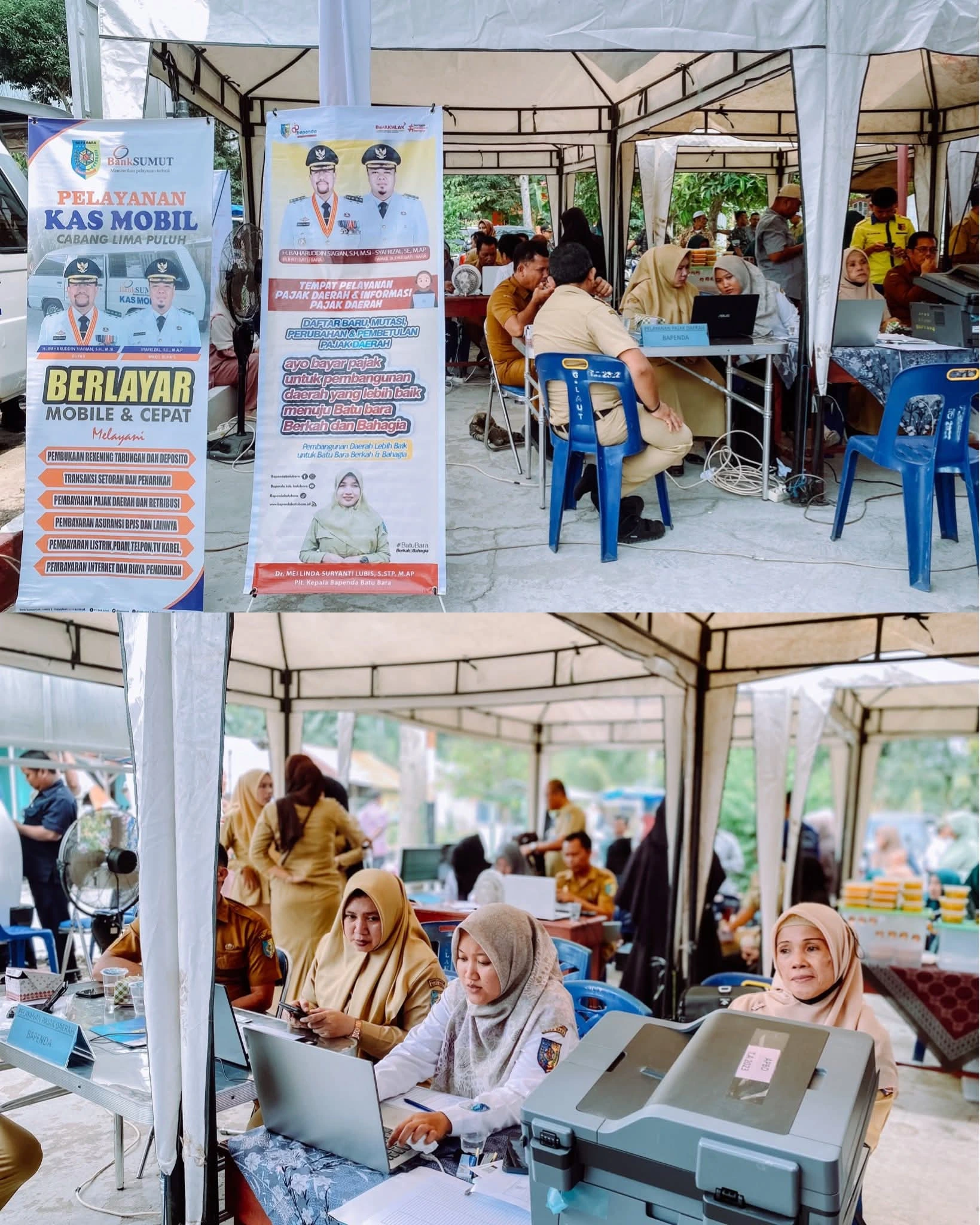 BAPENDA Batu Bara Kembali Buka Layanan Pajak Daerah Lewat Program Berlayar di Lima Puluh Pesisir