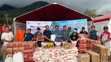 Peduli Bencana, INALUM Salurkan Bantuan ke Delapan Daerah di Sumut