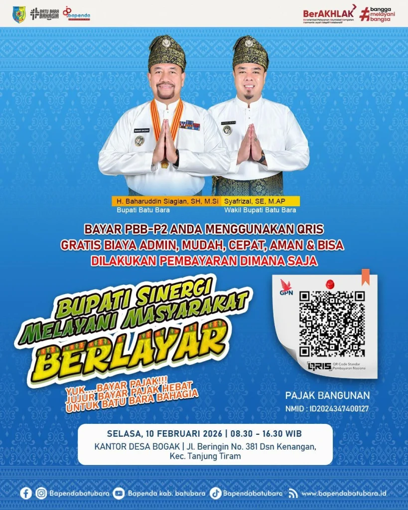 Pembayaran PBB-P2 Kini Bisa Menggunakan QRIS, Bapenda Ajak Warga Manfaatkan Layanan Berlayar di Tanjung Tiram