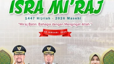 Bapenda Batu Bara Sampaikan Ucapan Peringatan Isra Mi’raj 1447 H, Ajak Perkuat Keimanan dan Pelayanan