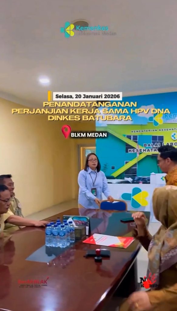 Dinkes PPKB Batu Bara Jalin Kerja Sama dengan Labkesmas Medan untuk Pemeriksaan PCR HPV DNA