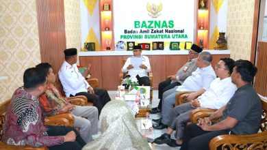Audiensi dengan BAZNAS Sumut, BAZNAS Batu Bara Perkuat Sinergi Zakat Produktif dan Ketahanan Pangan