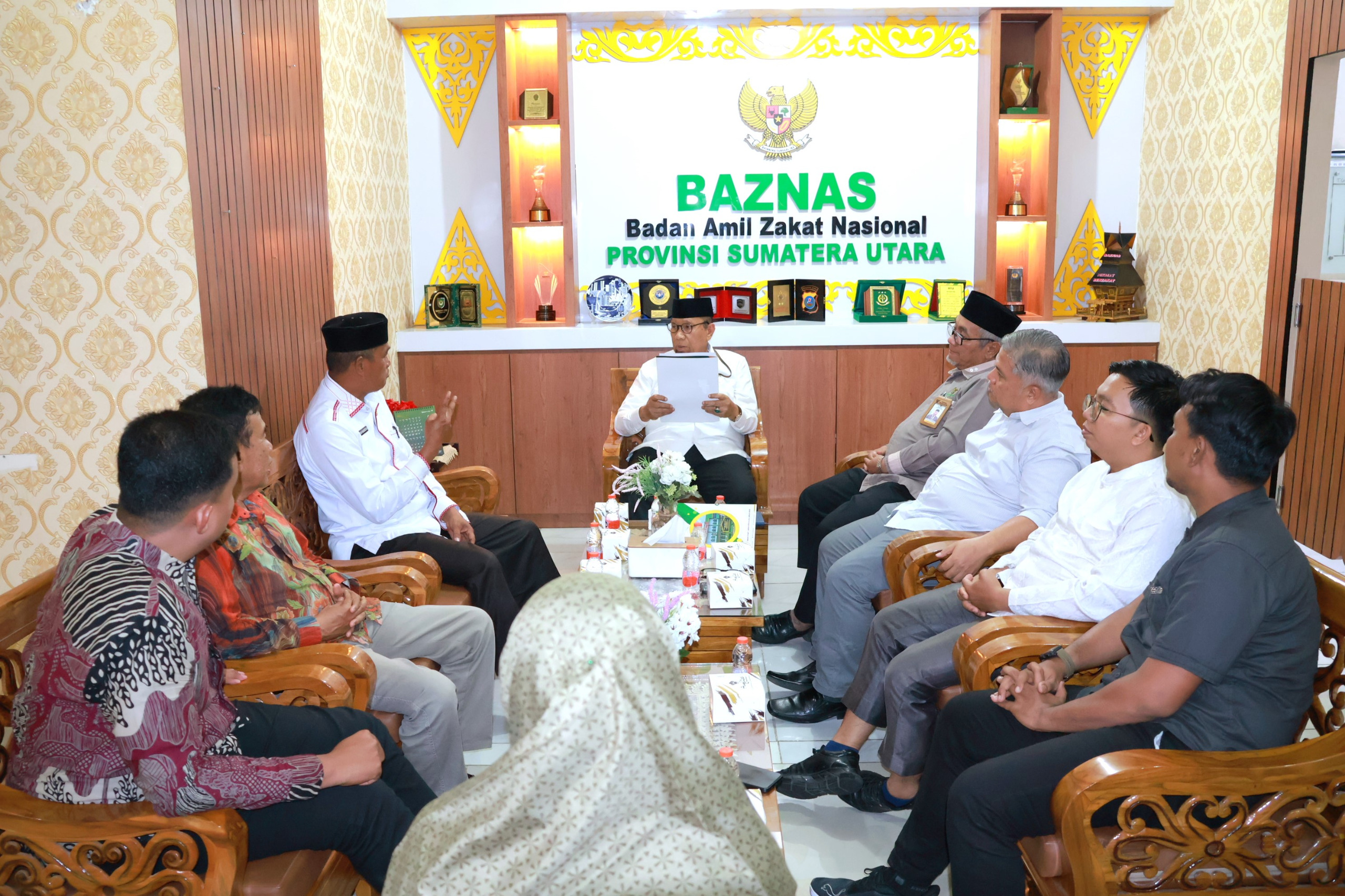 Audiensi dengan BAZNAS Sumut, BAZNAS Batu Bara Perkuat Sinergi Zakat Produktif dan Ketahanan Pangan
