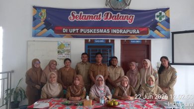 Dinkes Batu Bara Gelar Supervisi Fasilitatif Pembudayaan Hidup Sehat di UPT Puskesmas Indrapura